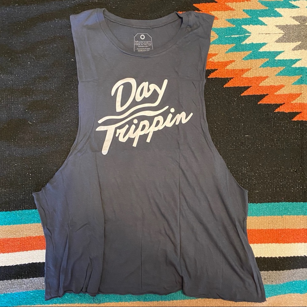 Weekend Society Day Tripping Eco Fabric Tank NWT